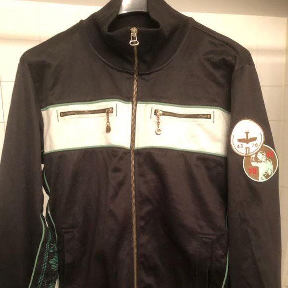 MENS DIESEL  RARE ZIP UP TRACK JUMPER JACKET SIZE MEDIUM - Picture 1 of 7